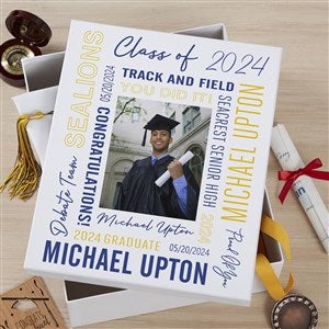 All About The Grad Personalized Keepsake Memory Box - 12x15