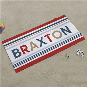 Mix & Match Personalized 30x60 Beach Towel