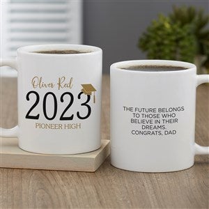 Classic Graduation Personalized 30 oz. Oversized Coffee Mug