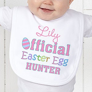 Personalized Easter Bibs   Easter Egg Hunter