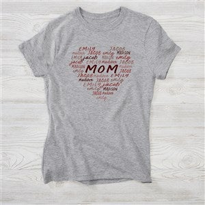 Grateful Heart Personalized Hanes Ladies Fitted Tee - Ladies Medium - Black