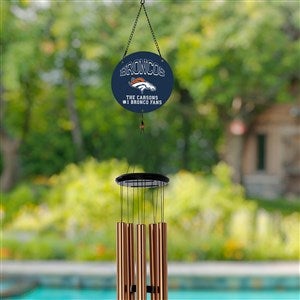 NFL Denver Broncos Personalized Wind Chimes