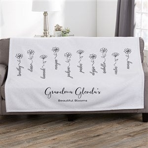 Garden Of Love Personalized 50x60 Sweatshirt Blanket