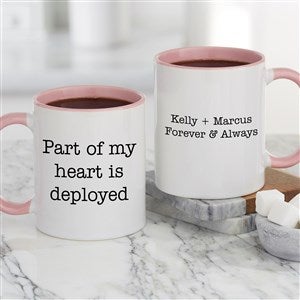 Military Expressions Personalized Coffee Mug For Her 11oz Pink