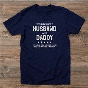 World's Best Man Personalized Men's Shirts