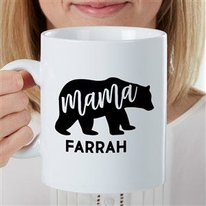 Mama Bear Personalized 30 Oz. Oversized Coffee Mug