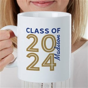 Classic Graduation Personalized 30 oz. Oversized Coffee Mug