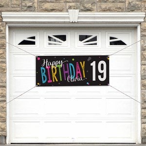 Bold Birthday Personalized Banners - 35599