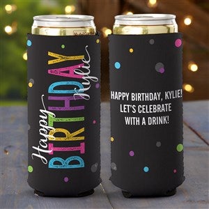 Bold Birthday Personalized Wrapping Paper Roll - 18ft Roll