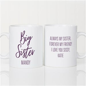 Sisters Forever Personalized Oversized Coffee Mug