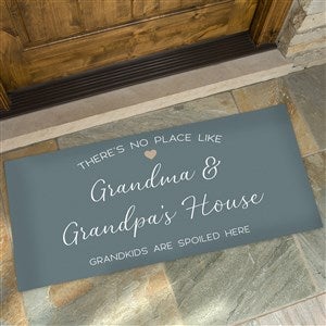 No Place Like Personalized Grandparents Oversized Doormat - 24x48