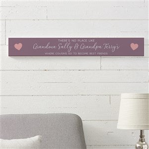 No Place Like Personalized Grandparents Wooden Signs