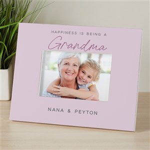 Happiness Is Being A Grandparent Personalized 4x6 Tabletop Frame - Horizontal