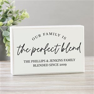 The Perfect Blend Personalized Rectangle Shelf Block