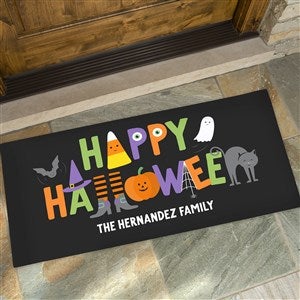 Trick Or Treat Icons Oversized Doormat- 24x48