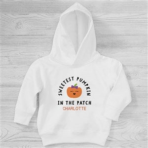 Item 2 Of 2: 35973-CTHS - Coolest Pumpkin In The Patch Personalized Toddler Hooded Sweatshirt - Toddler 5/6 - Grey