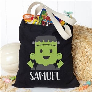 Personalized Halloween Treat Bag - Trick or Treat Frankie - 35987