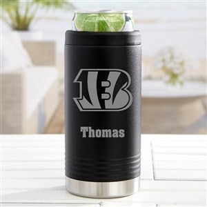 NFL Cincinnati Bengals Personalized 30oz Black Stainless Steel Tumbler