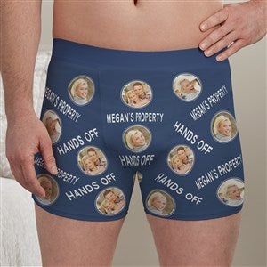 Photo Phrase Personalized Boxers - Large Boxer