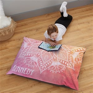 Mandala Personalized 30x40 Floor Pillow