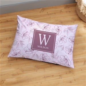 Custom Pattern Monogram Personalized 22x30 Floor Pillow