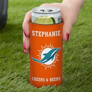 NFL Miami Dolphins Personalized Slim Can Cooler