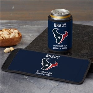 NFL Houston Texans Personalized Can & Bottle Wrap