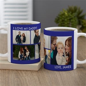 Picture Perfect 5 Photo Personalized Coffee Mug 11oz White