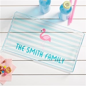 Personalized Acrylic Serving Tray - Beach Fun