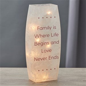 Write Your Own Message Personalized Large Frosted Tabletop Light