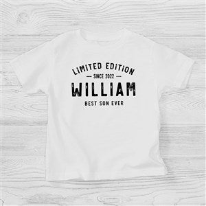 Limited Edition Personalized Toddler T-Shirt - Toddler 4T - Light Blue