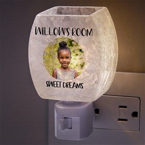 Kids Photo Message Personalized Frosted Night Light