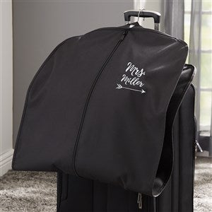 Mr. & Mrs. Embroidered Garment Bag