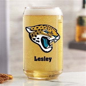 NFL Jacksonville Jaguars Personalized Printed Beer Can Glass