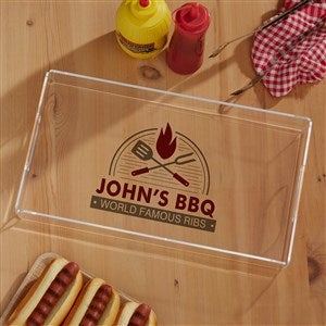 The Grill Personalized Acrylic Serving Tray