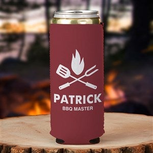 The Grill Personalized Slim Can Cooler