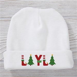 Joys Of Christmas Personalized Baby Hat