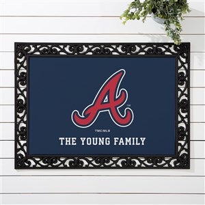 MLB Atlanta Braves Personalized Doormat- 18x27