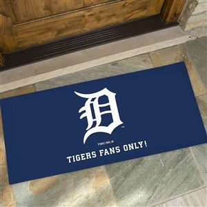 MLB Detroit Tigers Personalized Oversized Doormat- 24x48