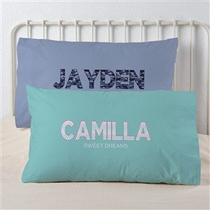 Pop Pattern Personalized 20 X 40 King Pillowcase