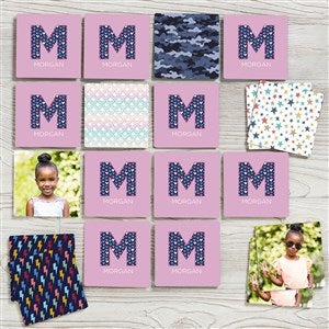 Personalized Photo Memory Game - Pop Pattern