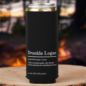 Personalized Slim Can Cooler - The Meaning Of Him