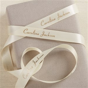 Personalized Satin Gift Ribbon  - 10 Yards