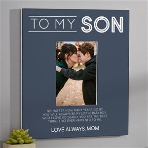 To My Son Personalized 5x7 Wall Frame - Vertical