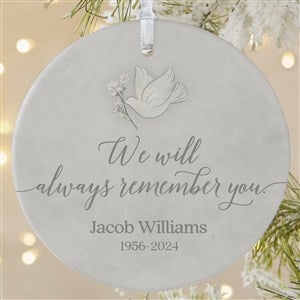 Always Remember You Personalized Ornament- 3.75 Matte - 1 Sided