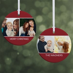 Family Photo Personalized Ornament  - 37762