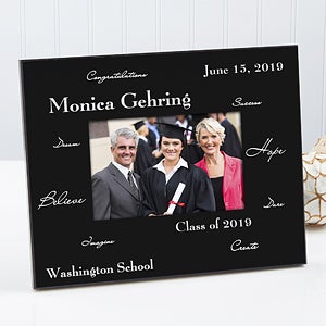 Personalized Graduation Photo Frame - Words to Inspire