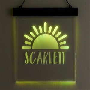 Watercolor Brights Custom LED Sign-Sunshine