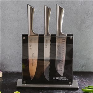 Damashiro Engraved 7-Piece Knife Block Set