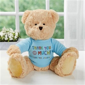 Many Thanks Personalized Teddy Bear- Blue